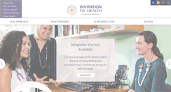 Desktop Screenshot of invitationtohealth.com.au